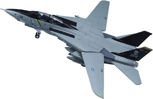 Miniatura 3 de 1/100 F-14 Tomcat Skeleton Fighter Modelo de avión militar fundido a troquel modelo de avión militar F-14 (básico)
