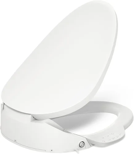 Miniatura 13 de Kohler PureWash E750 Asiento de Inodoro Bidé Alargado con Calefacción, Blanco con Control Remoto de Pantalla Táctil, Tapa de Cierre Silencioso