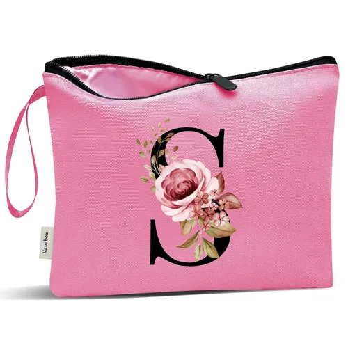 Miniatura 150 de Vavabox A-Z Bolsa de Maquillaje Personalizada, Regalos de Cumpleaños para Mujeres y Mamá, Regalos para la Mejor Amiga, Bolsa de Cosméticos