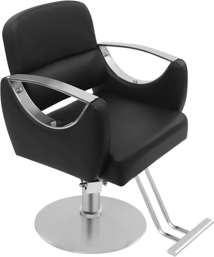 Miniatura 12 de Sillas de peluquería para estilistas, silla de salón hidráulica de altura ajustable, rotación de 360 grados, equipo de belleza de spa para Beige