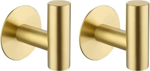 Bntuk Ganchos Adhesivos para Toallas para Baño, Ganchos de Ducha Impermeables de Acero Inoxidable Portadores de Toallas, Gancho para Abrigo para