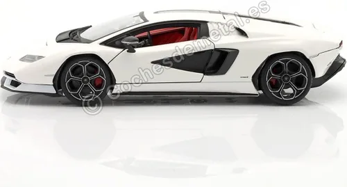 Miniatura 3 de Bburago B18-21102 Countach LPI 800-4-1:24 Escala increíblemente detallada Super Lamborghini Coche de fundición a presión, color blanco