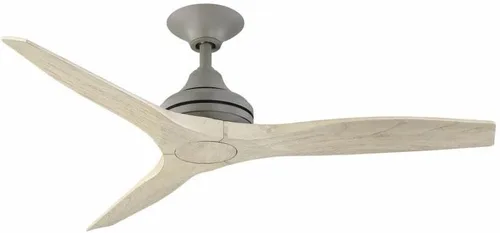 Miniatura 29 de Fanimation Spitfire - Ventilador de techo de 3 aspas, 12 pulgadas de alto y 48 pulgadas de ancho, acabado negro, color hoja de madera de whisky