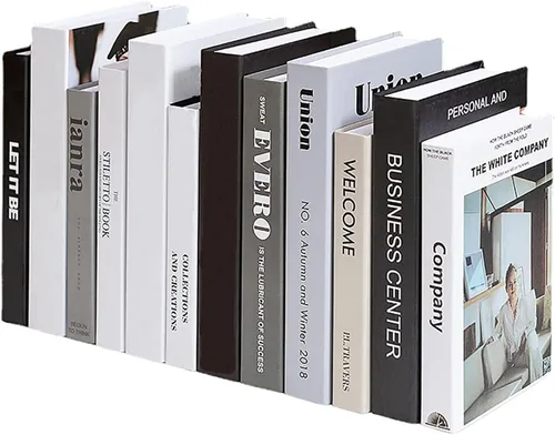 Paquete de libros decorativos de diseño inspirado en la decoración de libros de cartón, diseño de moda, libros falsos sin página para exhibición,