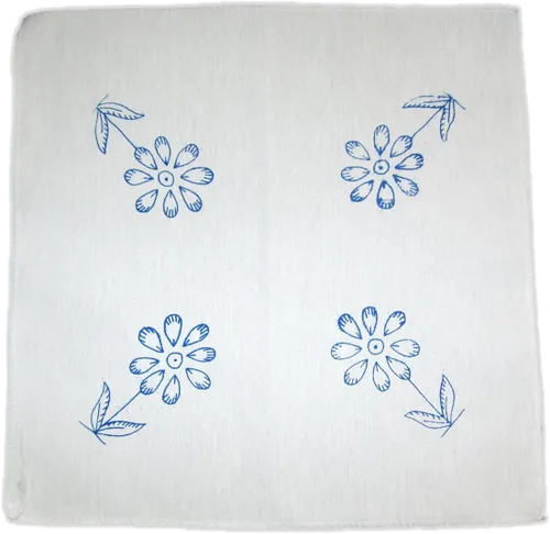 Miniatura 3 de Servilletas para bordar a mano mexicanas con dibujo Servilletas mexicanas con dibujo para bordar a mano (Flores 2)