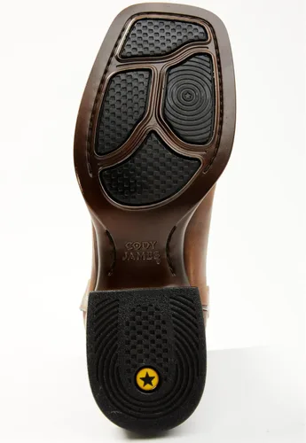 Miniatura 6 de Cody James Hoverfly British Xero Gravity Performance - Botas occidentales de cuero para hombre, fabricadas con cuero de grano completo, plantilla