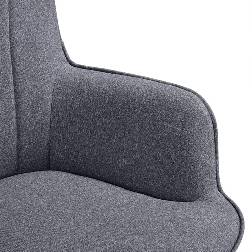 Miniatura 8 de Yaheetech Silla de comedor, 2 piezas, reposabrazos de tela, sillas de restaurante, sillas de recepción de hotel, silla de ocio, sofá, silla lateral