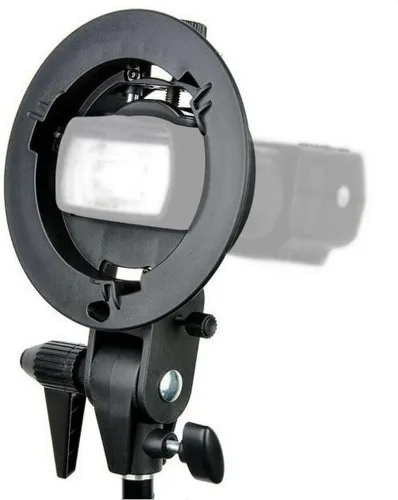 Godox soporte Bowens tipo S para flash snoot y ventana flexible
