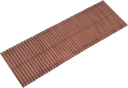 Miniatura 18 de Alfombra de baño de bambú, alfombras de baño para suelo, ducha y bañera de madera, impermeable, antideslizante, accesorios de 16 x 24 pulgadas
