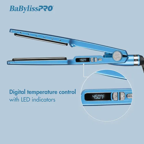 Miniatura 3 de BabylissPRO Enderezadora iónica Titanium nano del pelo, plancha plana profesional para todo tipo de cabello