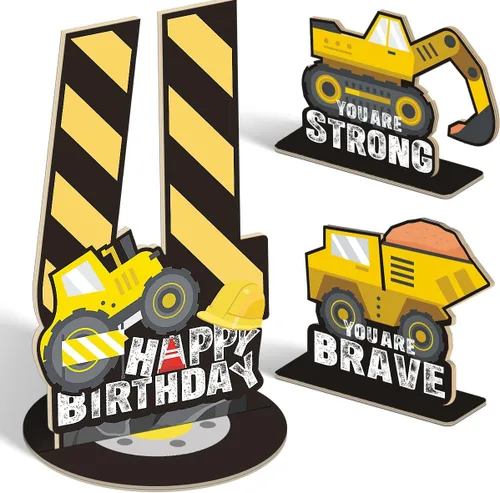 Miniatura 38 de Juego de 3 piezas de dinosaurios con signo de número de 2º cumpleaños, decoración de mesa de dinosaurios para niños y niños de 2º cumpleaños