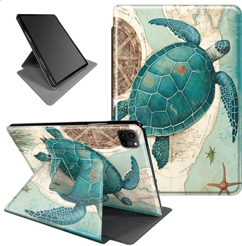 Miniatura 132 de Funda para iPad mini 6 para iPad mini 6ª generación 8.3 pulgadas 2021 360 grados giratorio soporte ligero cubierta inteligente protectora