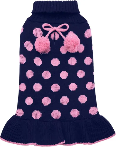 Miniatura 9 de KYEESE Suéter para Perros para Perros Pequeños, abrigos cálidos para mascotas, ropa para perros de otoño e invierno, vestido con agujero para la 06#