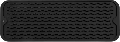 Miniatura 32 de MicoYang Alfombrilla de silicona para secado de platos para múltiples usos, fácil de limpiar, ecológica, resistente al calor, alfombrilla
