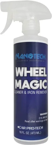 Wheel Magic - Limpiador de manchas de hierro, lluvia industrial, espray removedor de óxido para automóvil, RV, motocicleta, fórmula detallada que