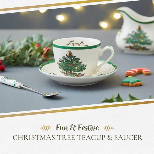 Miniatura 2 de Spode árbol de Navidadtaza y platillo by Spode