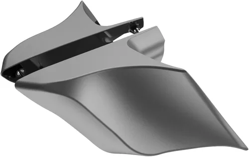 Miniatura 27 de Advanblack Barracuda - Cubiertas laterales estiradas plateadas (brillantes), paneles extendidos para Harley Touring Street Glide Road Glide Electra