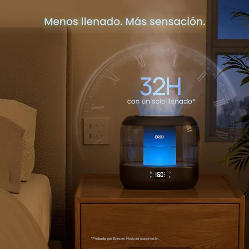 Miniatura 9 de Dreo Humidificadores inteligentes para dormitorio, humidificador supersized de gran tamaño de 4 L de llenado superior para habitación grande con 28