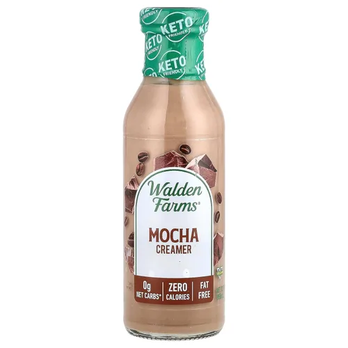 Miniatura 21 de Walden Farms Original Coffee Creamer – Cero calorías, sin grasa, sin azúcar, baja en carbohidratos, apta para dieta cetogénica, sin lácteos, vegana