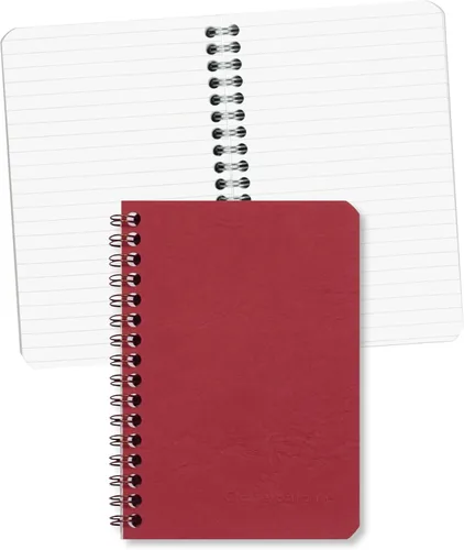 Miniatura 14 de Clairefontaine 781454C Age Bag Collection A Cuaderno de espiral azul A4 8.3 x 11.7 in - 100 páginas rayadas con margen - Papel blanco 3.17 oz