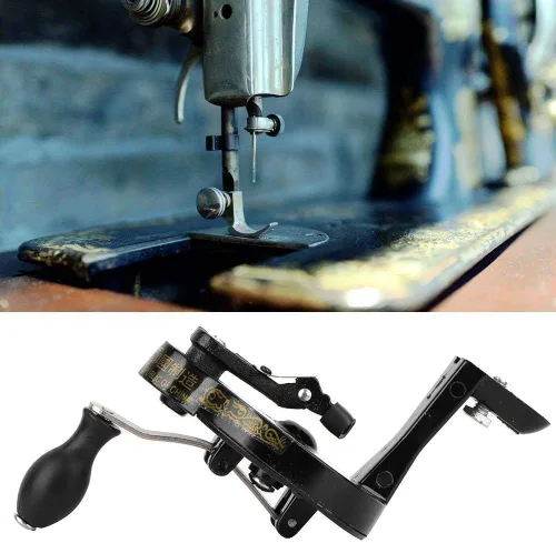 Miniatura 2 de Máquina de coser con manivela para máquinas de coser de ruedas de radios de ajuste vintage 15,127,128,66, 99