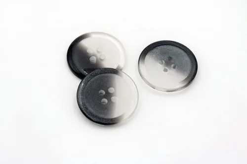 Miniatura 3 de 20 botones redondos de resina de 4 agujeros, broches de costura para manualidades, 4 agujeros, accesorios hechos a mano (rosa, 0.709 in)