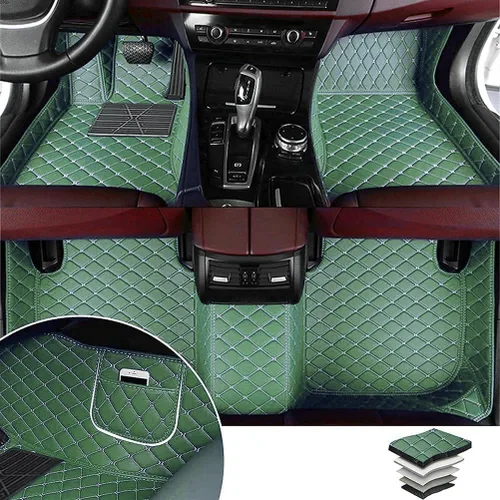 Miniatura 33 de Alfombras para todo tipo de clima de TAHALI - Alfombrillas impermeables, antideslizantes, de cuero para automóviles, SUV, camiones - Proteja