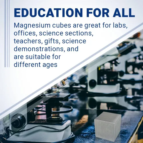 Miniatura 5 de Cubo de magnesio de 4 pulgadas, tamaño más grande