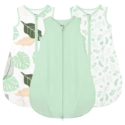 Miniatura 8 de Saco de dormir 100% algodón orgánico para bebé 0.5 TOG saco de dormir sin mangas para bebé de 12 a 18 meses, manta para envolver al bebé, cremallera