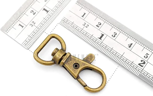 Miniatura 6 de CRAFTMEMORE Broches giratorios de langosta clásicos con cierre de gatillo CS10, clip para patio de tierra para bolsa de 1/2 pulgada, paquete de 10