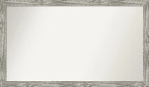 Miniatura 249 de Amanti Art Espejo personalizado, espejo de baño gris plomo a rayas, espejo de pared o espejo de tocador de baño sobre el fregadero