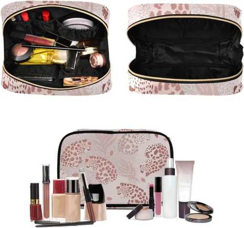 Miniatura 4 de Western Desert Cowboys - Neceser de viaje para cosméticos y brochas de maquillaje, organizador de accesorios resistentes al agua para mujer, 3 A1