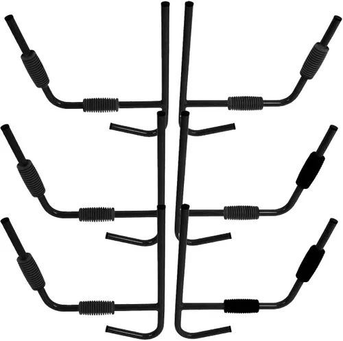 Miniatura 9 de TC-HOMENY Soporte plegable de almacenamiento para kayak montado en la pared, escalera, soporte para kayak, interior y exterior