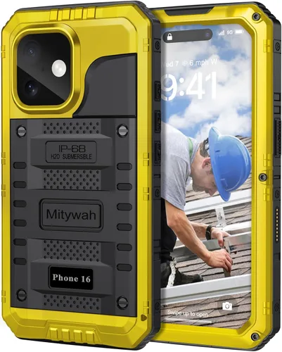 Miniatura 126 de Mitywah Funda impermeable para iPhone 7/iPhone 8 / iPhone SE 2020, funda de metal resistente de grado militar, protección de cuerpo completo