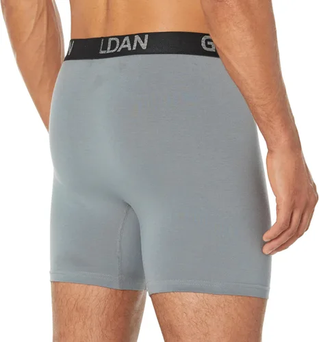 Miniatura 3 de Gildan - Calzoncillos tipo bóxer elásticos de algodón para hombre, paquete múltiple