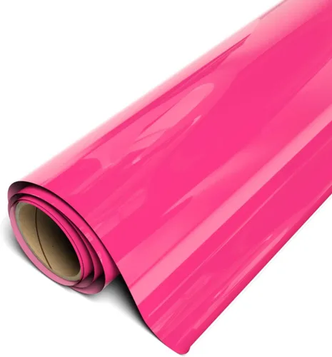 Siser EasyWeed Stretch HTV Mate de 11.8" x 15 pies - (Rosa Pasión - HEX #DA1884)