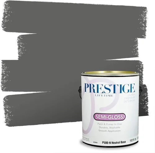 Miniatura 66 de PRESTIGE Paints - Pintura interior e imprimación en uno, 1 galón, cáscara de huevo, pimienta envejecida