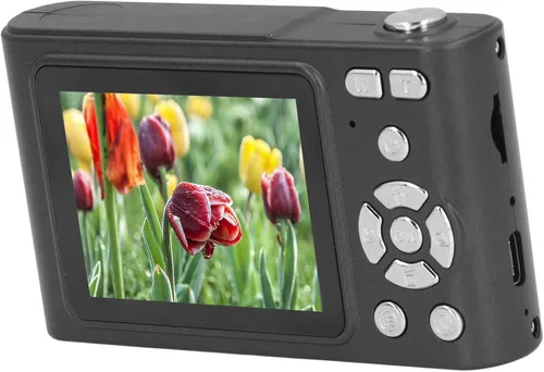 Miniatura 9 de Cámara digital HD Vintage 4K 2.4in 48MP 16X Zoom sin vibración para fotografía, grabación de video, viajes (negro)