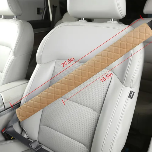Miniatura 16 de HighnessHwoo Fundas de cinturón de seguridad extra largas para adultos, niños, mujeres y hombres, suave para cinturón de seguridad de automóvil