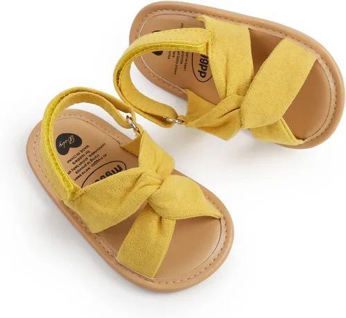 Miniatura 5 de Sandalias de verano para bebés, niñas y niños, unisex, antideslizantes, suela suave, transpirable, para primeros pasos, zapatos de playa al aire