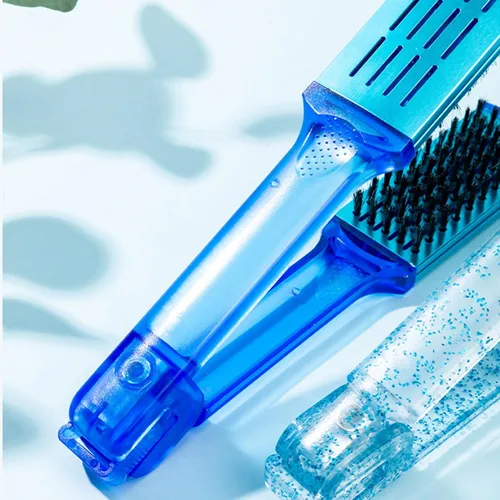 Miniatura 9 de Peine alisador de pelo en forma de V para mujeres y hombres, cepillos para el hogar, peluquero estilista, herramienta de peinado de doble cara