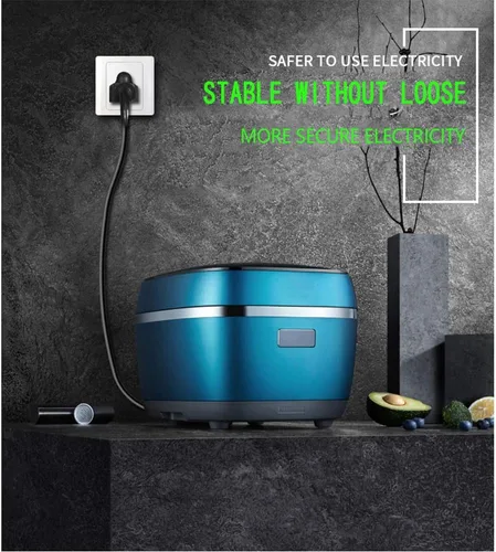 Miniatura 5 de Cable de alimentación de repuesto compatible con olla a presión eléctrica, olla instantánea, olla arrocera, máquina de leche de soja, microondas