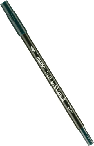Miniatura 59 de Uchida 1122-C-3 Marvy Extra Fine Tip Le Plume II Rotulador de doble punta, azul