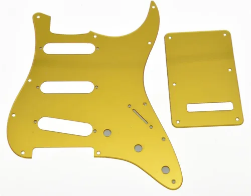 Miniatura 32 de KAISH - Golpeador de 11 agujeros estilo ST/Strat SSS con placa trasera ST y cubierta de trémolo para Stratocaster de EE. UU./México/Strat en perla