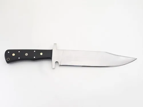Miniatura 8 de Nooraki - Cuchillo de caza de espiga completa hecho a mano de 15 pulgadas con funda de cuero, cuchillo Bowie multiusos con mango de micarta