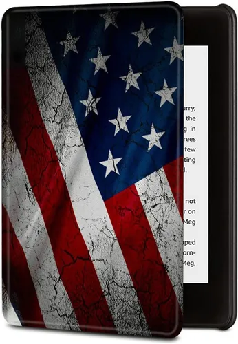 Miniatura 15 de BVDIKMI Funda para Kindle de 6 pulgadas (versión 11ª generación 2022), funda delgada de piel sintética con encendido y apagado automático para Retro