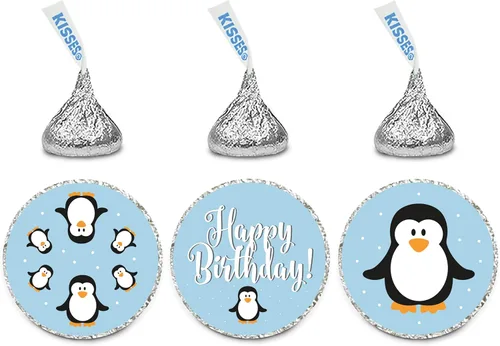 Miniatura 25 de Andaz Press Trío de etiquetas de chocolate para cumpleaños, se adapta a recuerdos de fiesta de besos, fiesta de póquer, paquete de 216 Fiesta