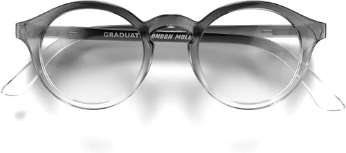 LONDON MOLE® Graduate reading glasses | Cool round panto shaped readers | Men’s Women’s Unisex | Spring hinges