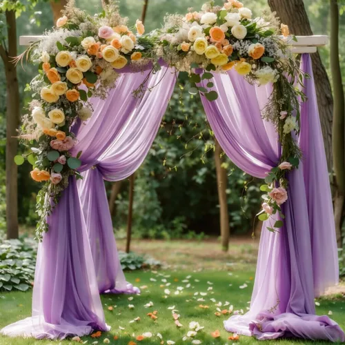 Miniatura 8 de Tela drapeada para arco de boda de 28 x 19 pies, telón de fondo de tela de gasa transparente, 1 panel de cortinas de rosa polvorienta para Cortina