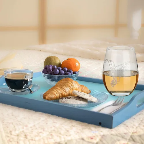 Miniatura 4 de Geiserailie Copas de vino sin tallo de colibrí, vidrio sin tallo, rama de Navidad, taza de té, exquisitos regalos para mujeres, amigos, hombres